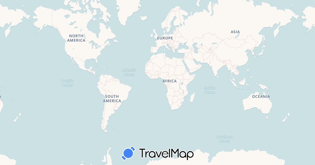 TravelMap itinerary: driving, bus, plane in Austria, Czech Republic, Germany, Hungary, Turkey (Asia, Europe)
